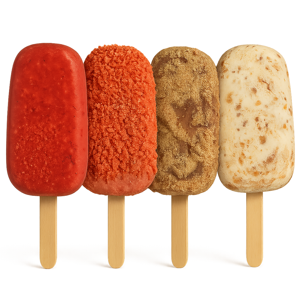 Butterfinger Cheesecake Popsicles