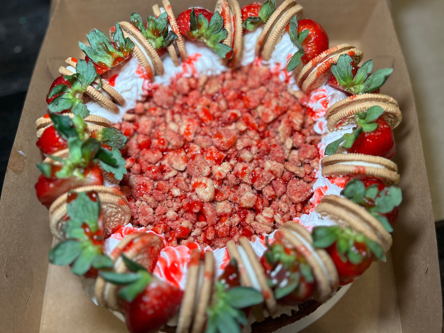 Strawberry Crunch Cheesecake