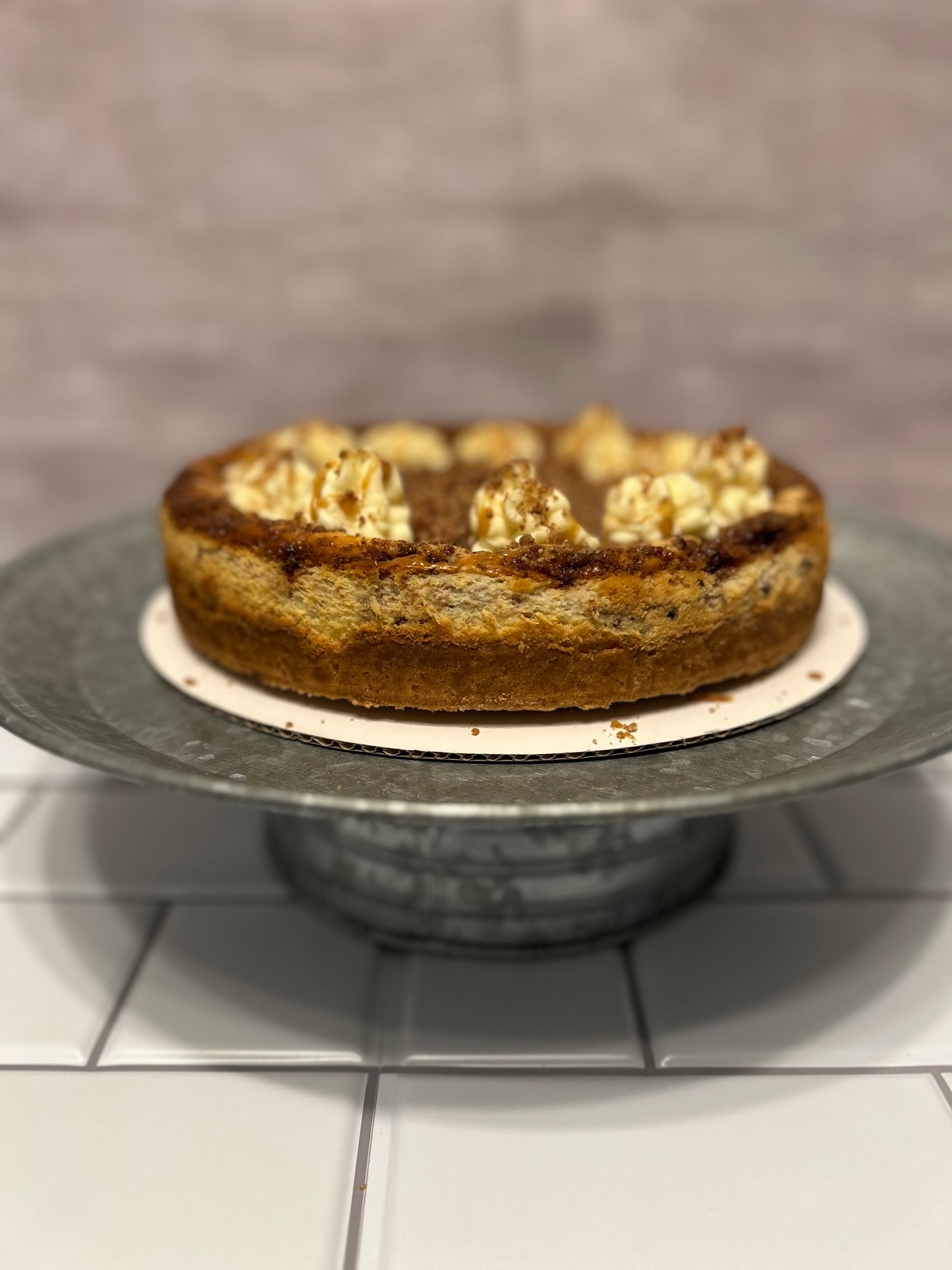 Candy Caramel Toasted Pecan Cheesecake