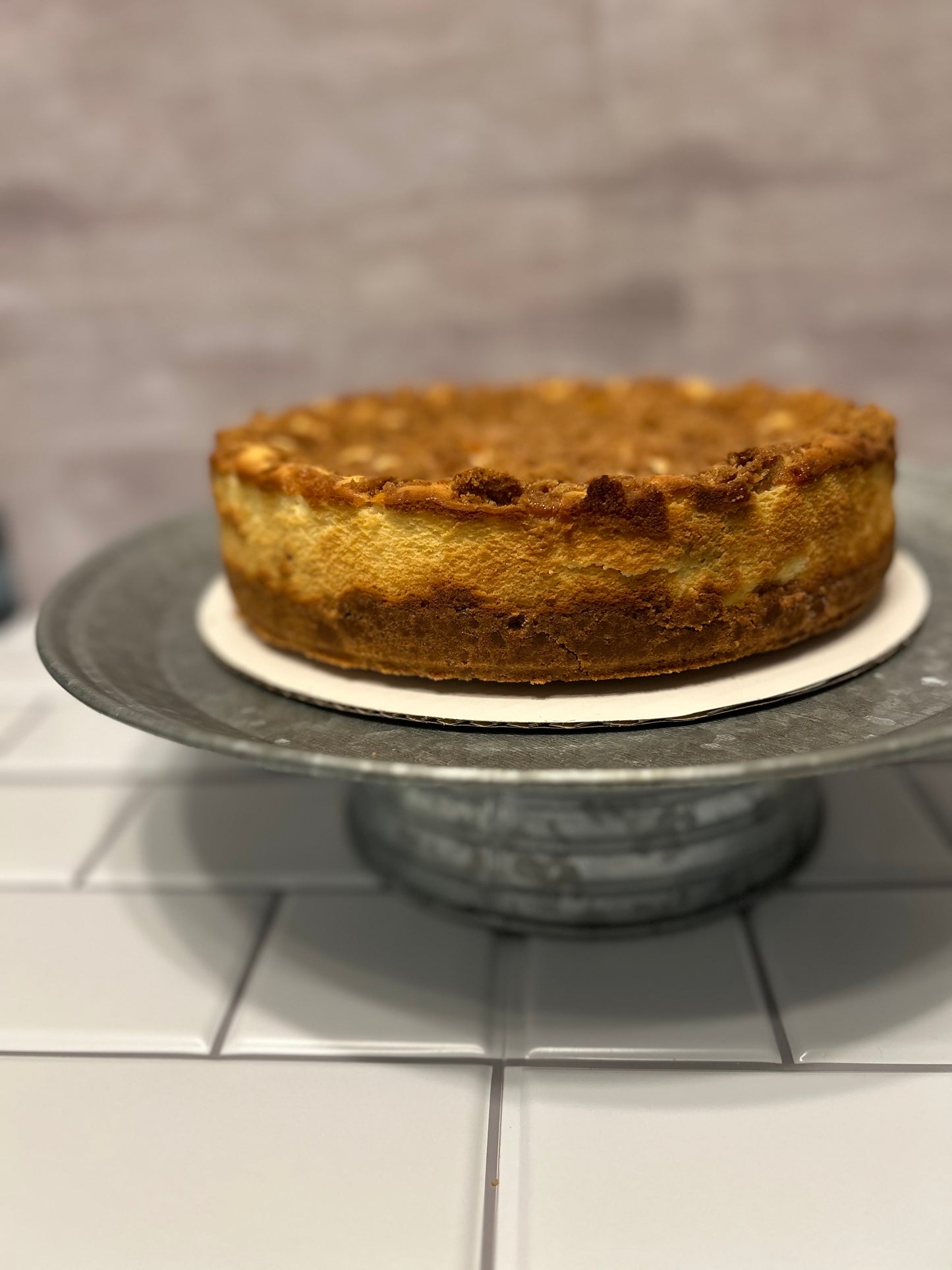 Peach Cobbler Cheesecake