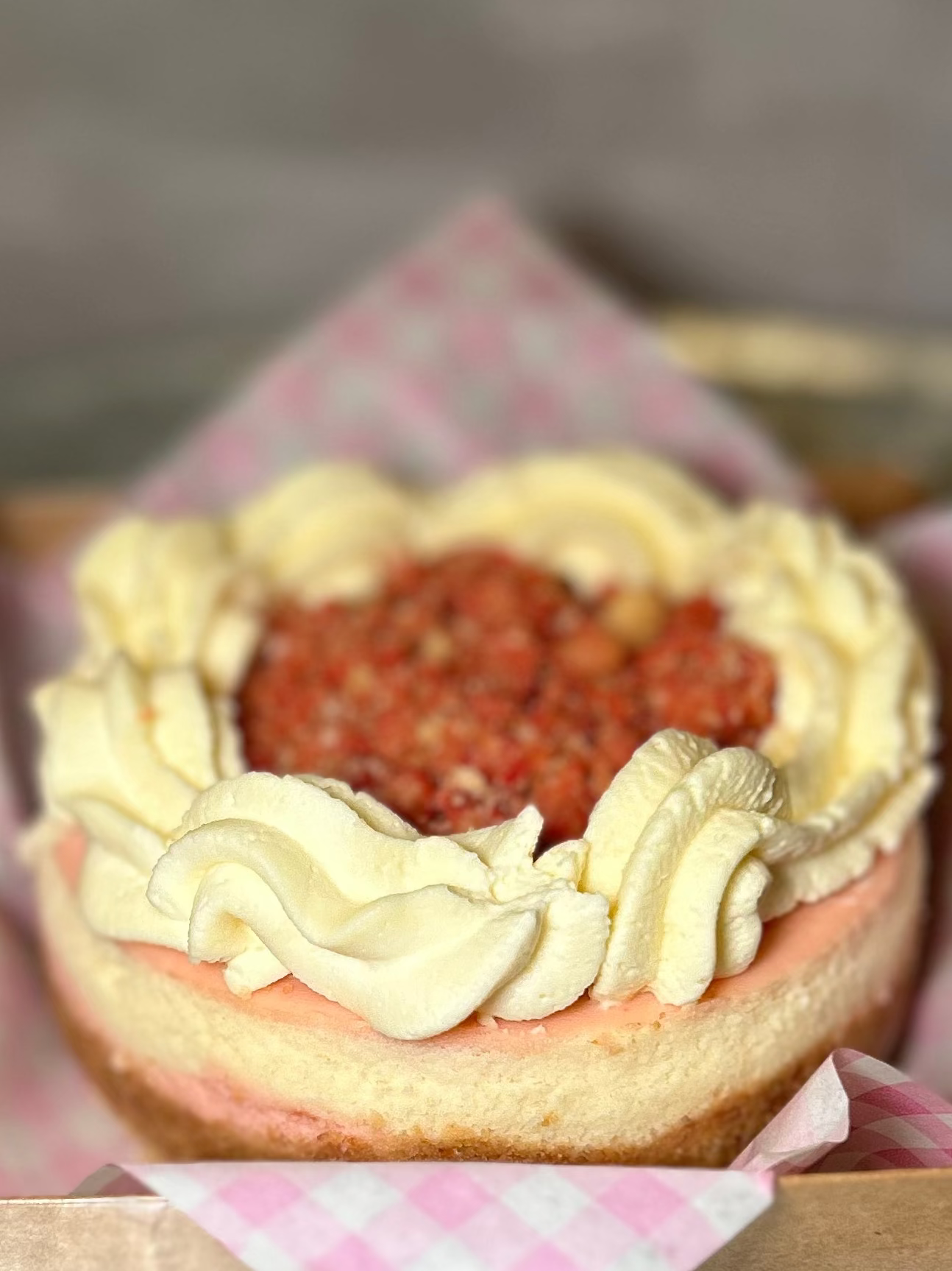 Strawberry Crunch Cheesecake