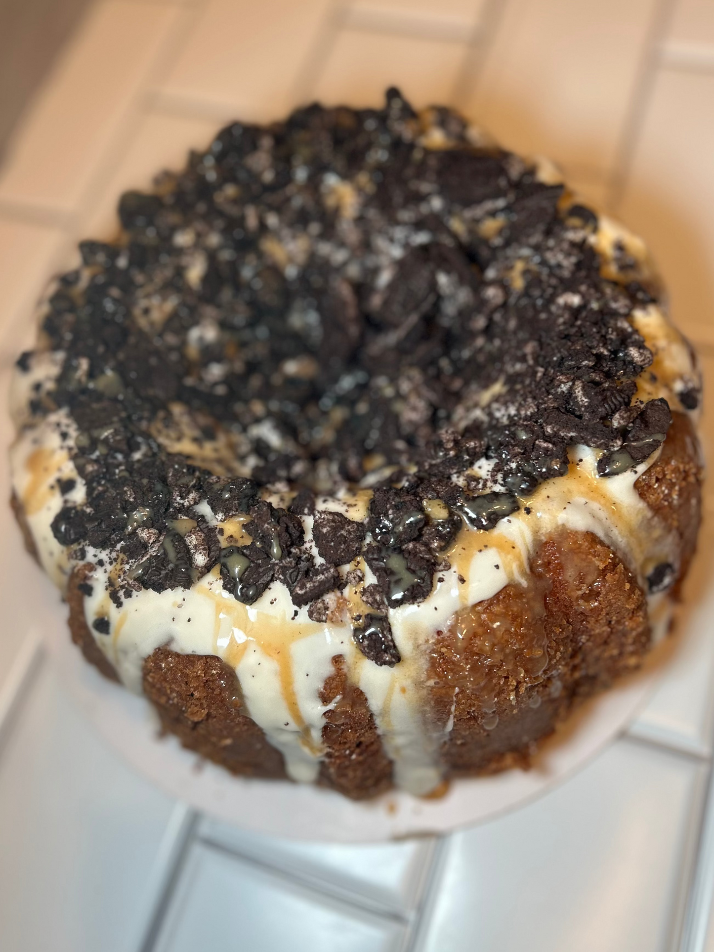 Oreo Cookies & Cream Pound Cake