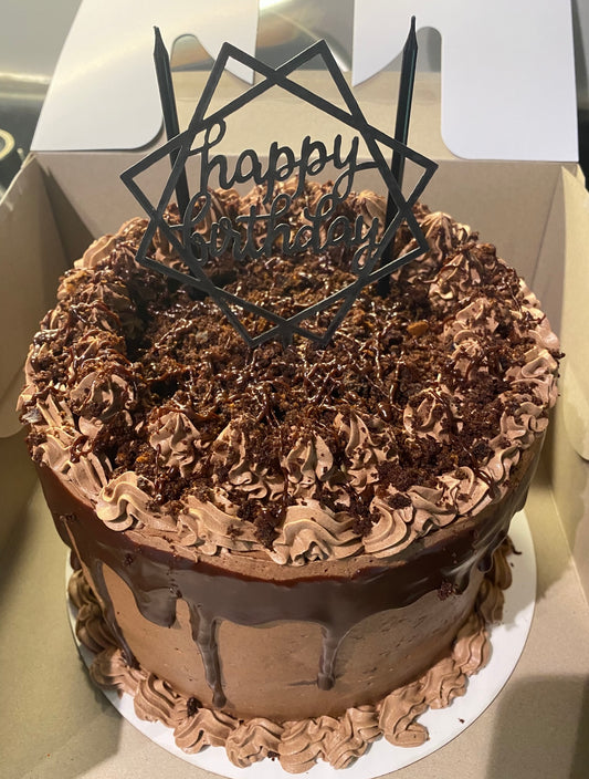 Triple Chocolate Fudge Cake